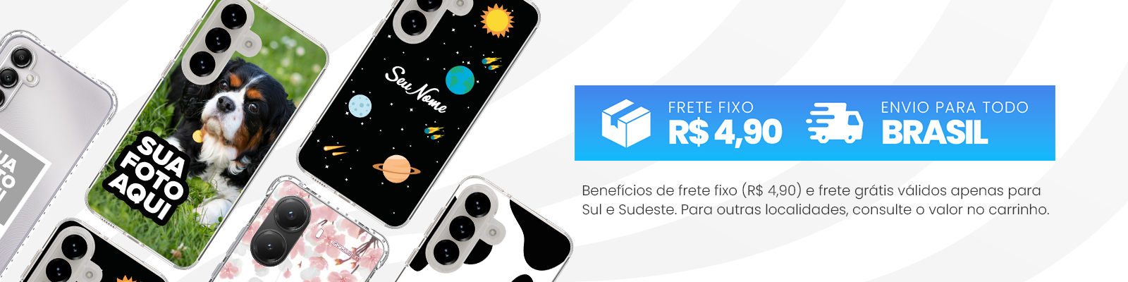 banner coleção com nome
