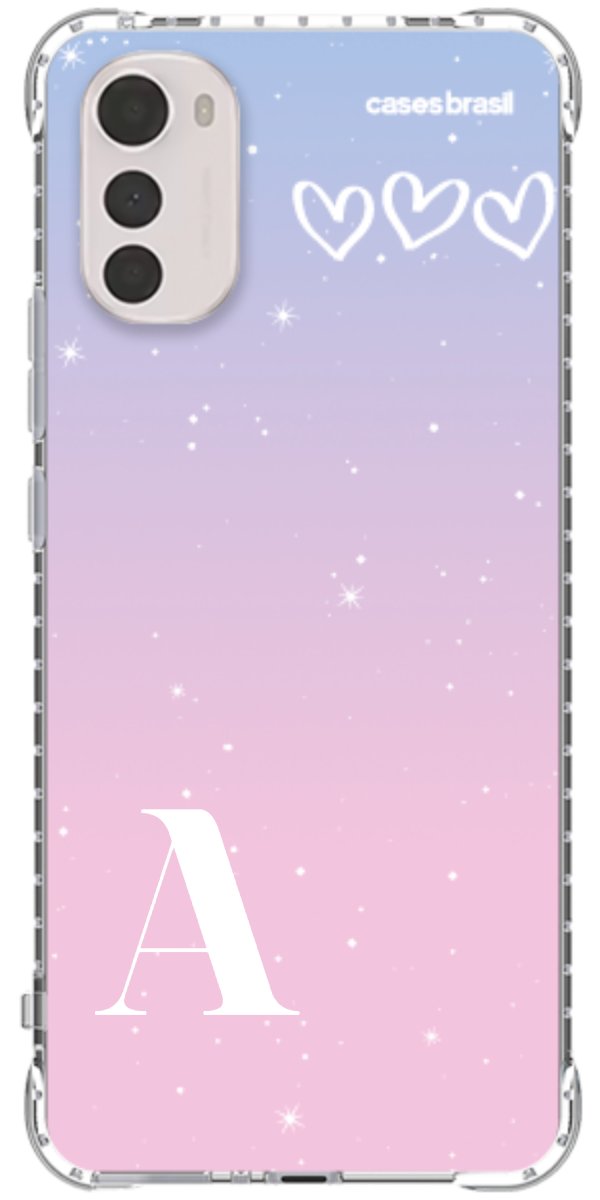 Capinha para Celular Degradê com Sua Inicial