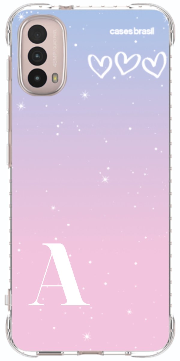 Capinha para Celular Degradê com Sua Inicial