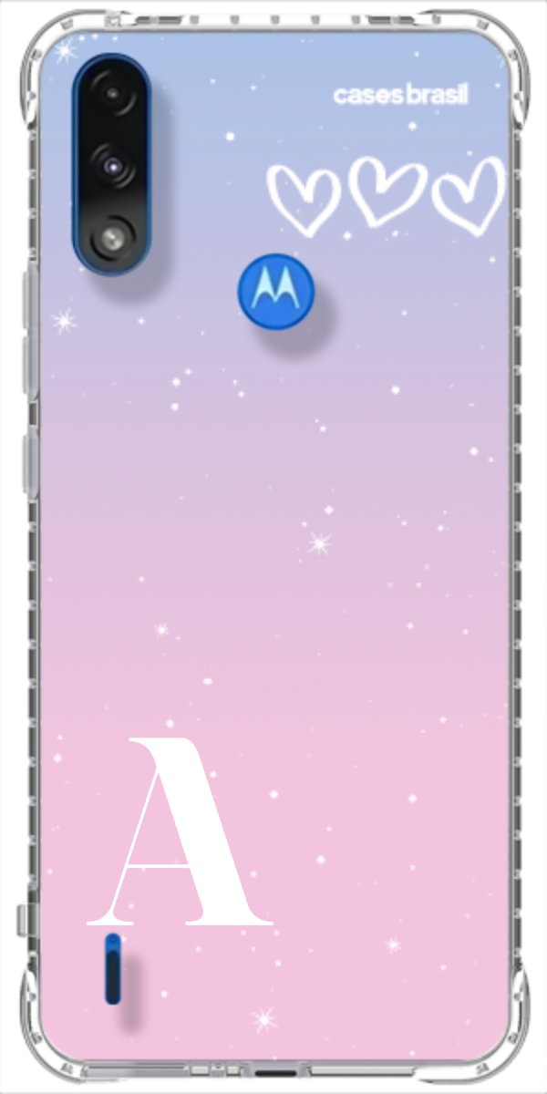Capinha para Celular Degradê com Sua Inicial
