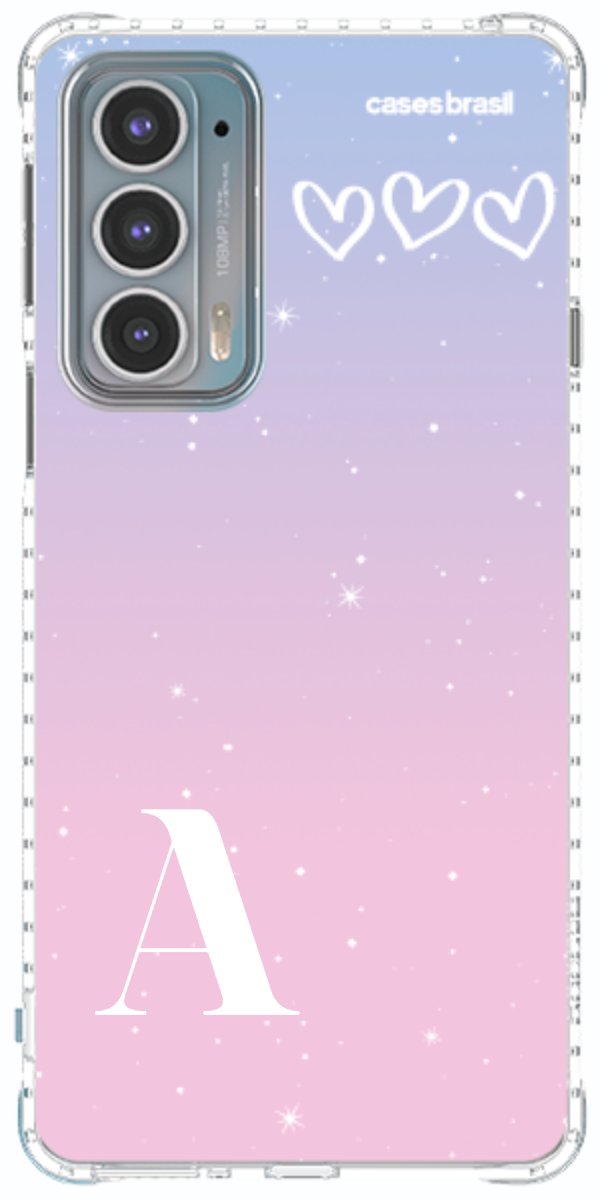 Capinha para Celular Degradê com Sua Inicial