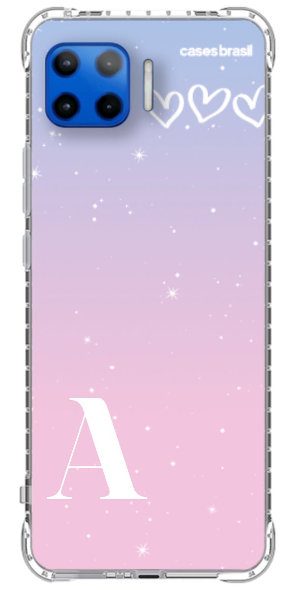 Capinha para Celular Degradê com Sua Inicial