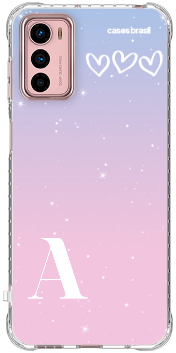 Capinha para Celular Degradê com Sua Inicial