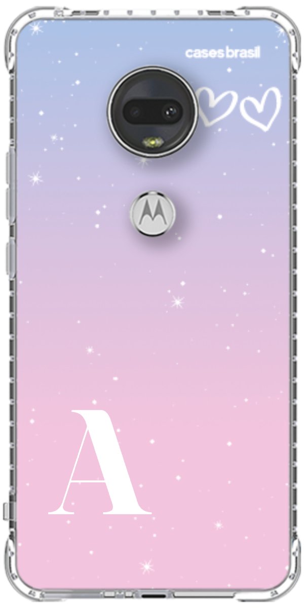 Capinha para Celular Degradê com Sua Inicial