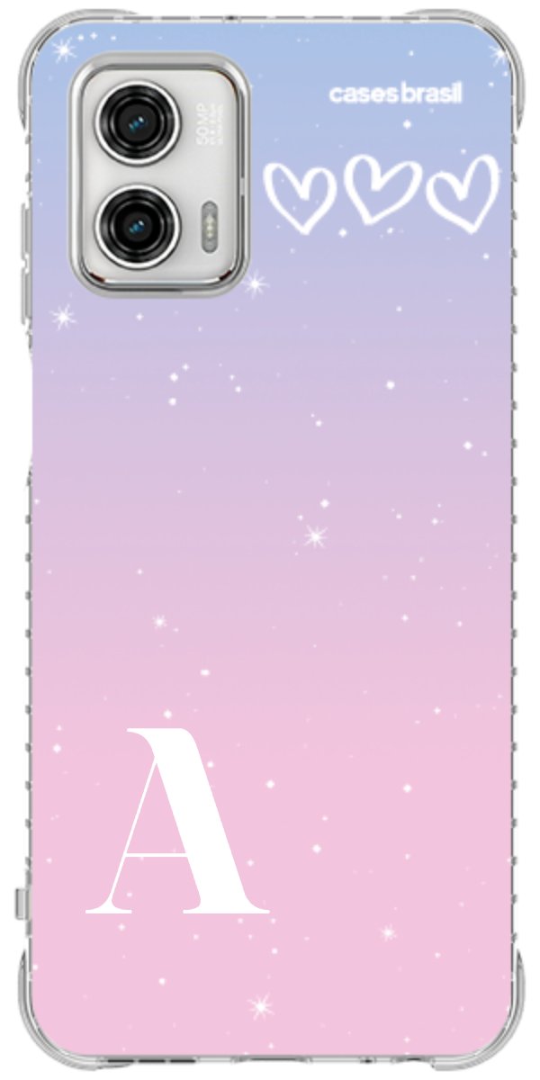 Capinha para Celular Degradê com Sua Inicial