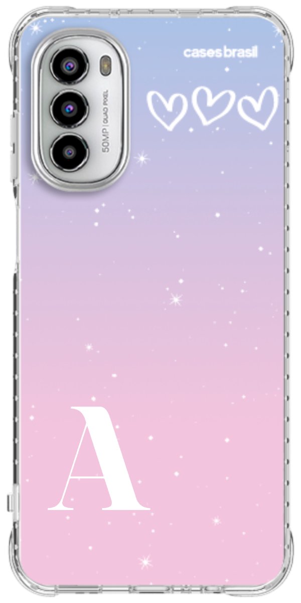 Capinha para Celular Degradê com Sua Inicial