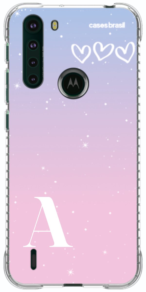 Capinha para Celular Degradê com Sua Inicial