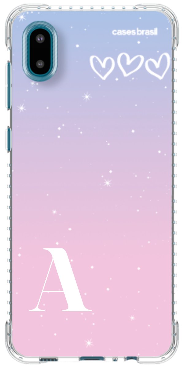 Capinha para Celular Degradê com Sua Inicial