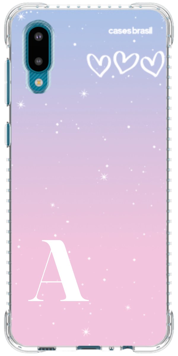 Capinha para Celular Degradê com Sua Inicial