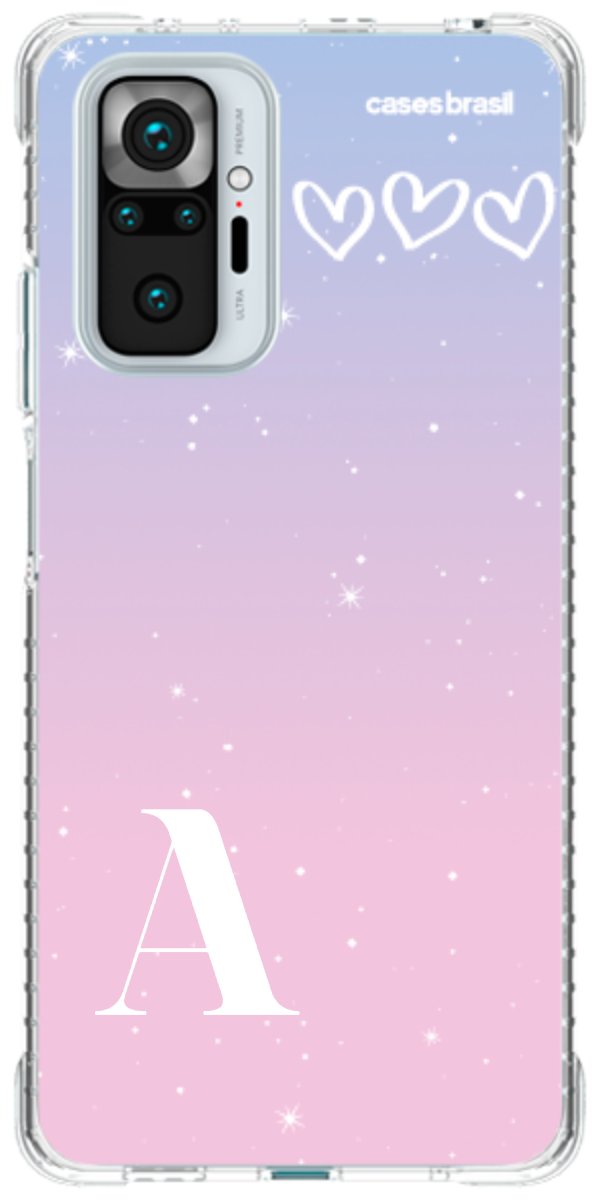 Capinha para Celular Degradê com Sua Inicial