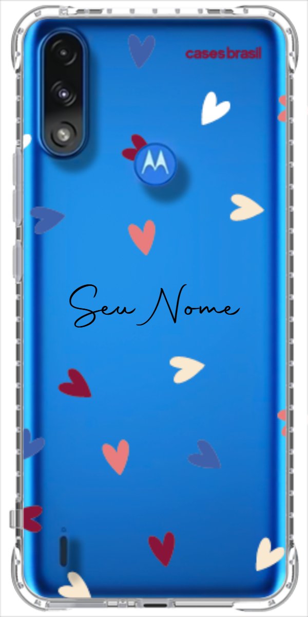 Capinha para Celular Corações Coloridos