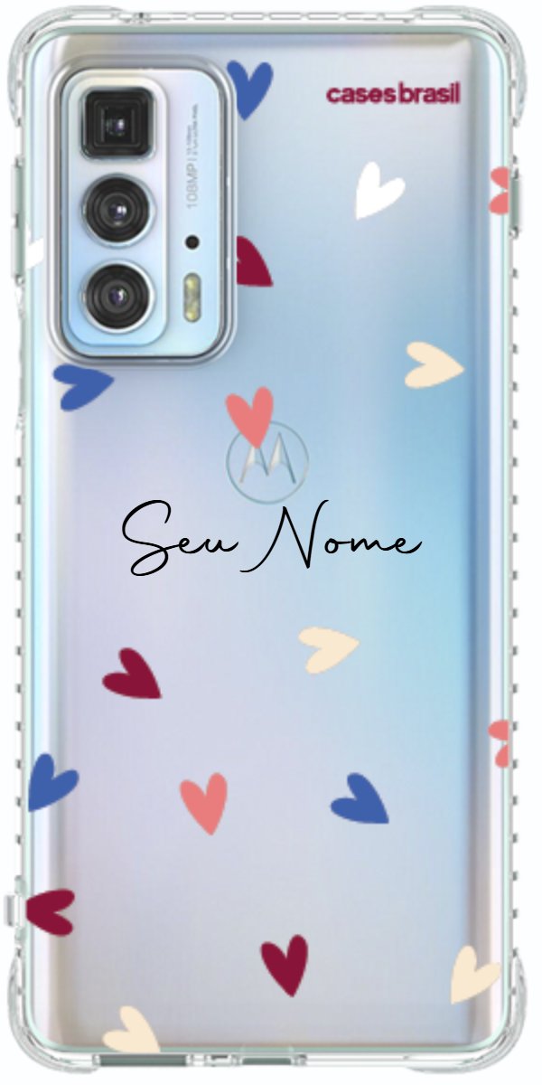 Capinha para Celular Corações Coloridos