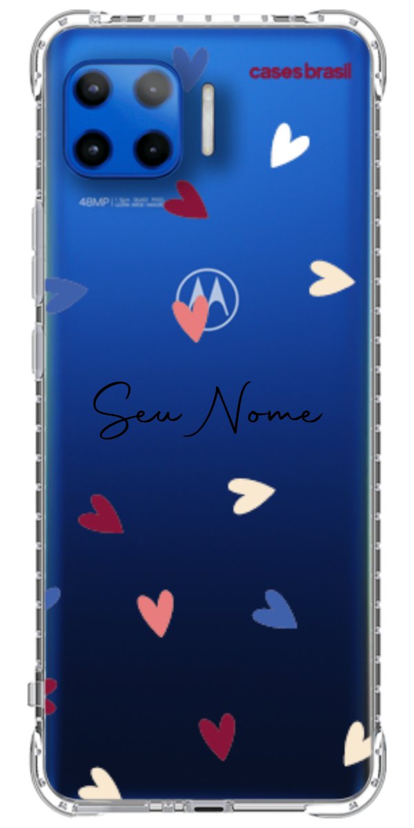 Capinha para Celular Corações Coloridos