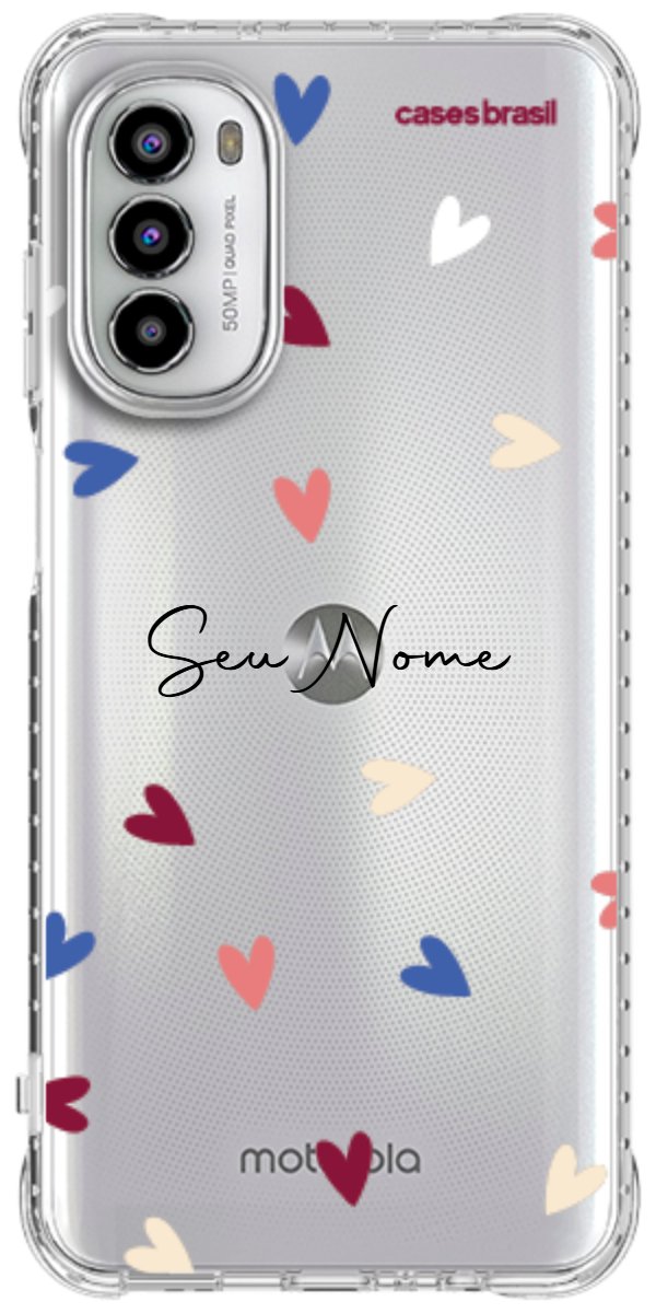 Capinha para Celular Corações Coloridos