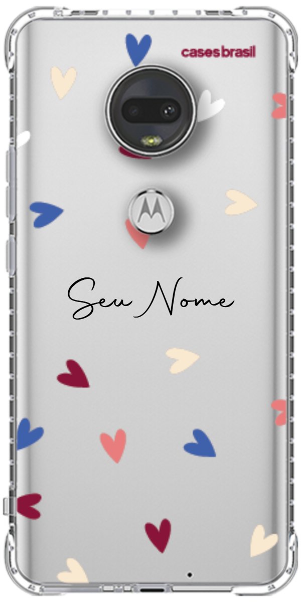 Capinha para Celular Corações Coloridos