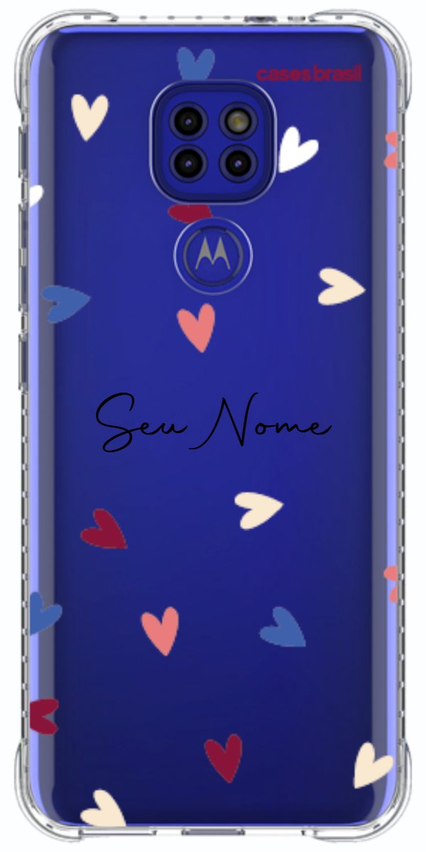 Capinha para Celular Corações Coloridos