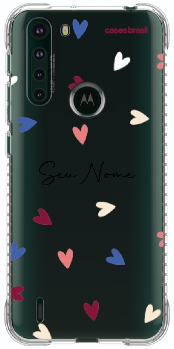 Capinha para Celular Corações Coloridos