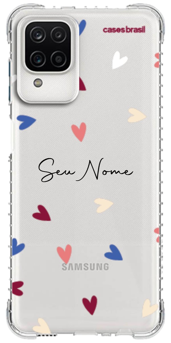 Capinha para Celular Corações Coloridos