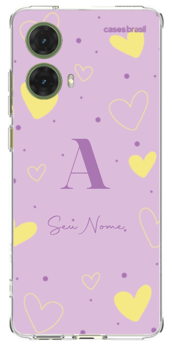 Capinha para Celular Corações Candy Color