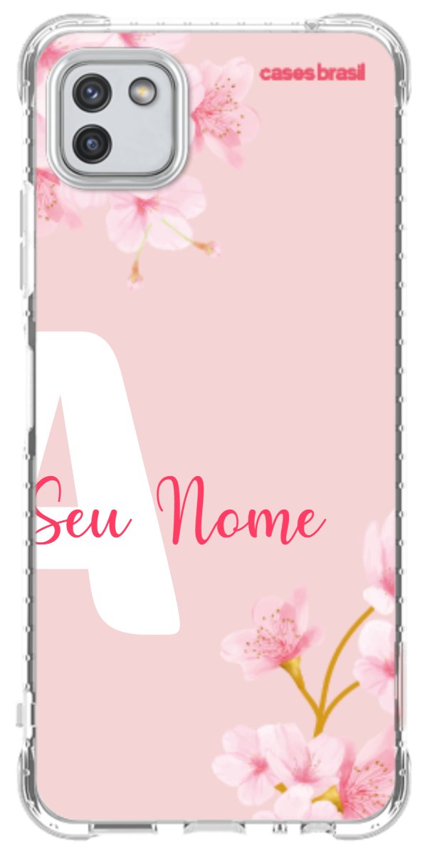 Capinha para Celular Cerejeira com Inicial