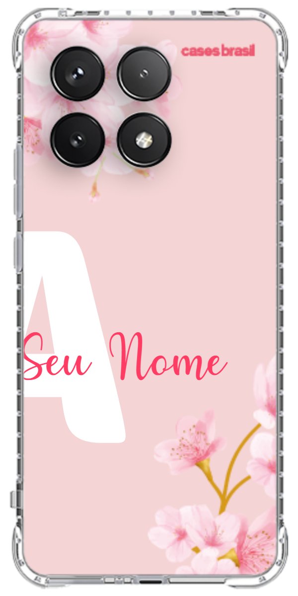 Capinha para Celular Cerejeira com Inicial