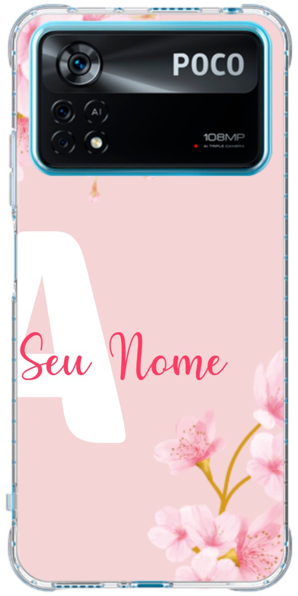 Capinha para Celular Cerejeira com Inicial