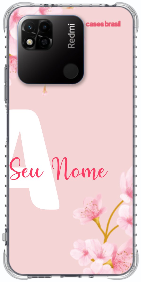 Capinha para Celular Cerejeira com Inicial
