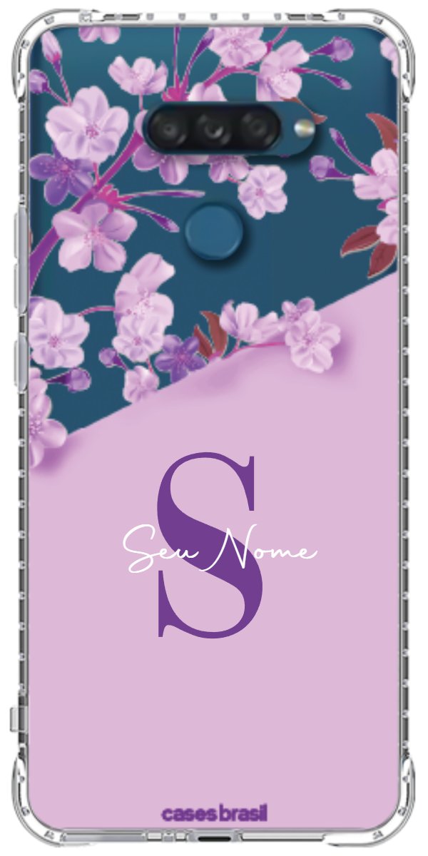 Capinha para Celular Flores Purpuras