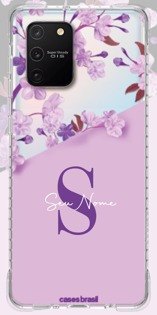 Capinha para Celular Flores Purpuras