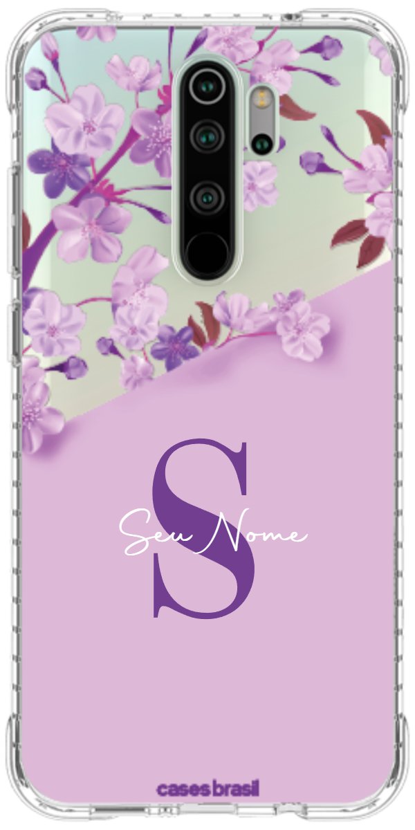 Capinha para Celular Flores Purpuras