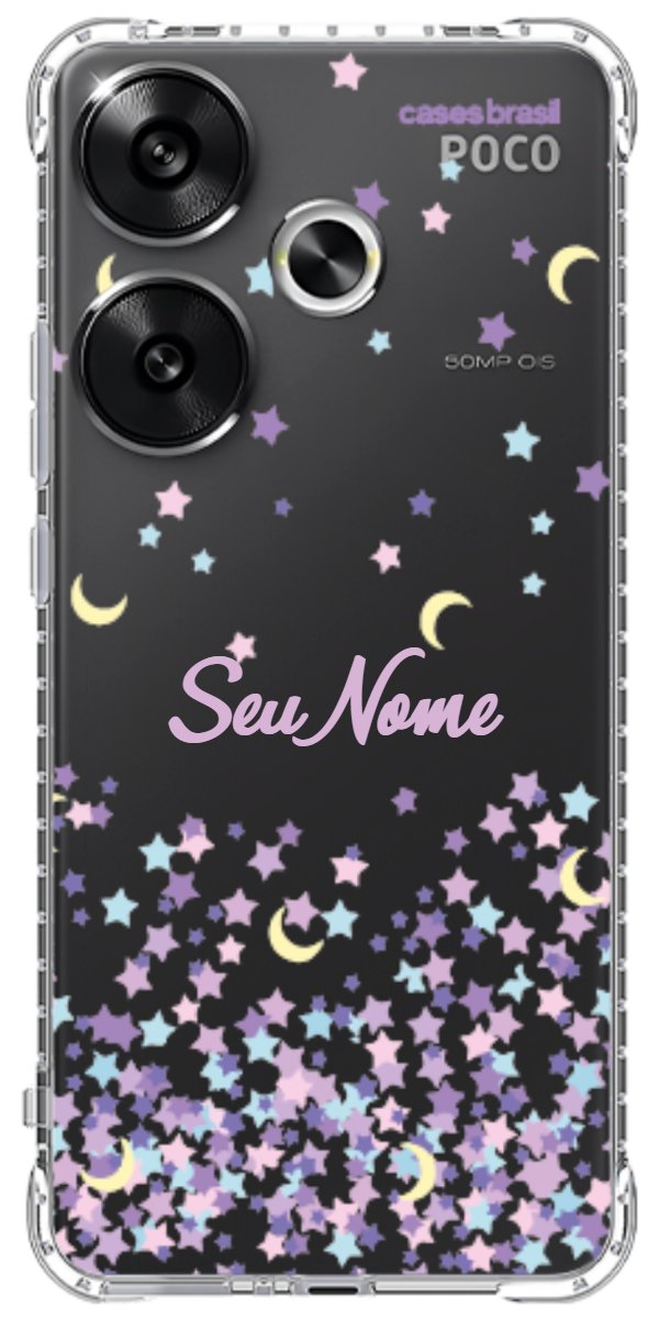 Capinha para Celular Estralas Flutuantes