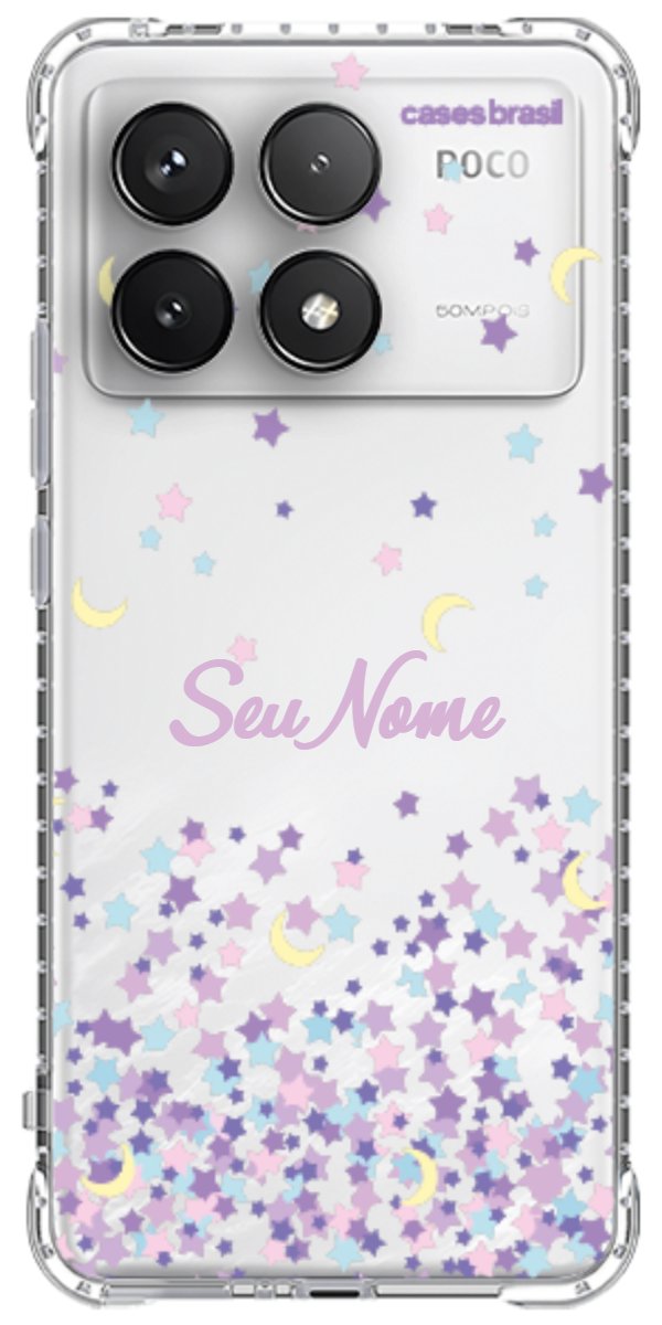 Capinha para Celular Estralas Flutuantes
