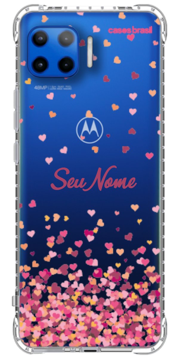 Capinha para Celular Corações Flutuantes
