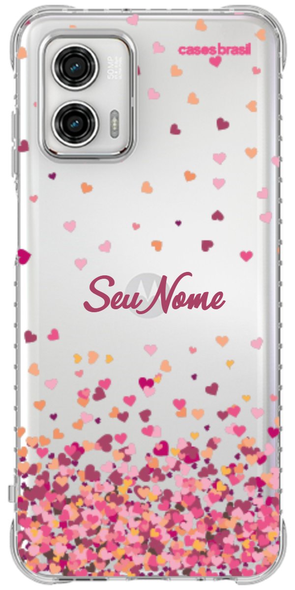 Capinha para Celular Corações Flutuantes
