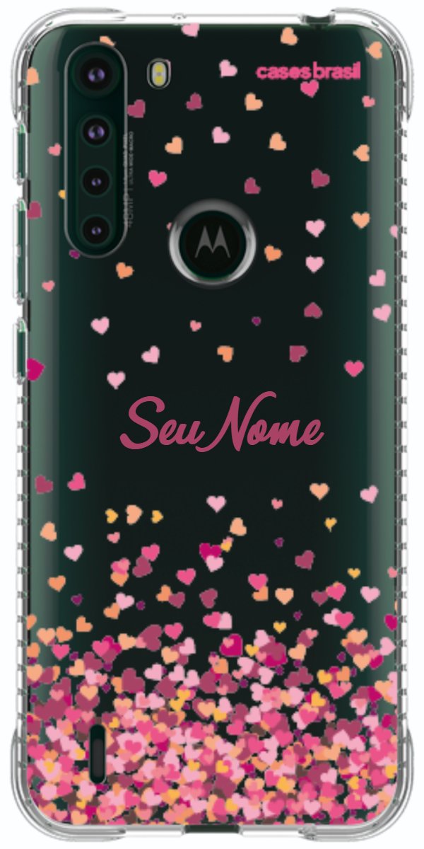 Capinha para Celular Corações Flutuantes