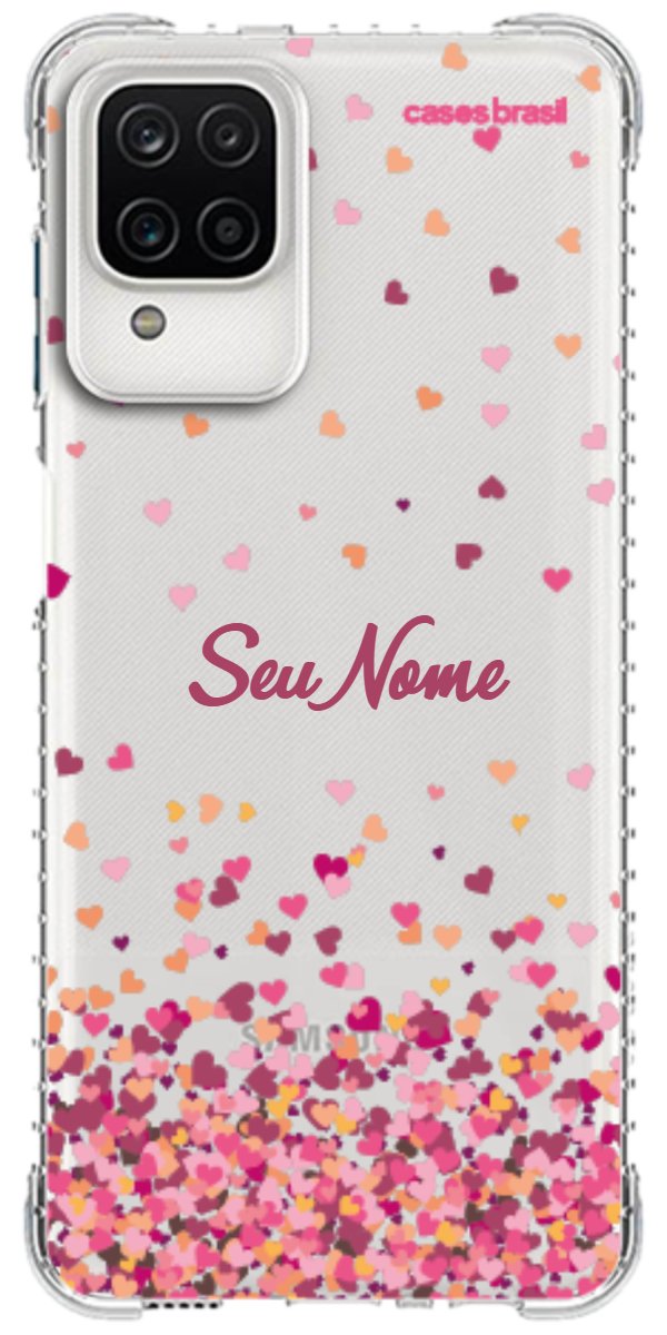 Capinha para Celular Corações Flutuantes