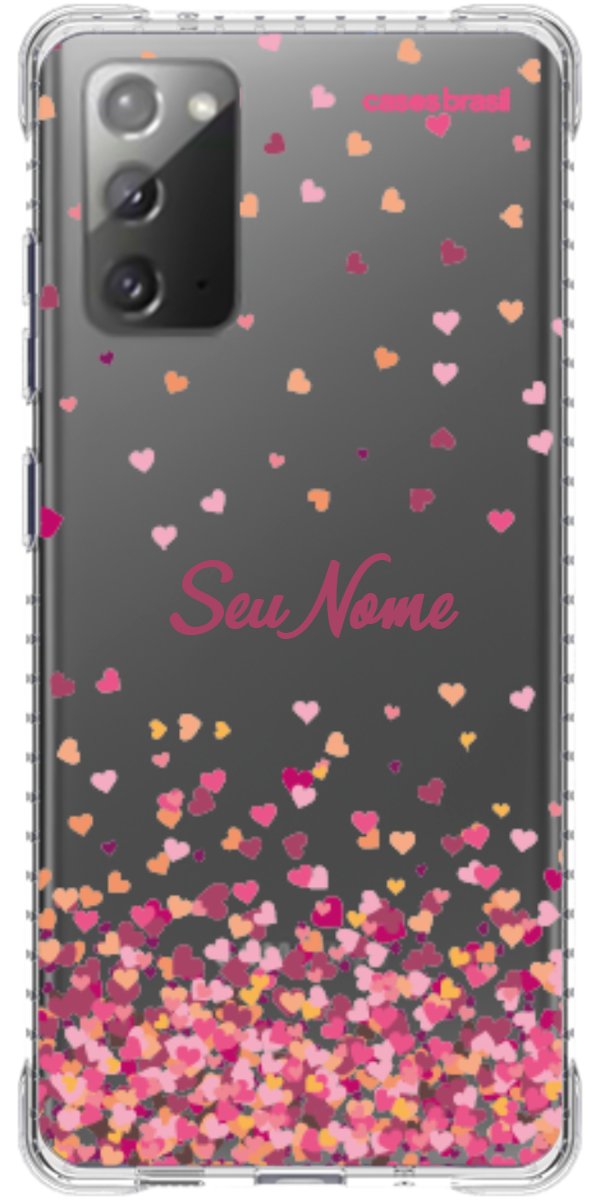 Capinha para Celular Corações Flutuantes