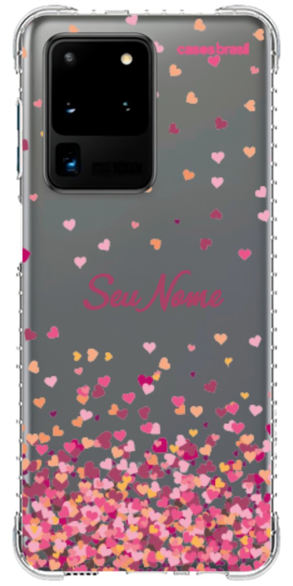 Capinha para Celular Corações Flutuantes