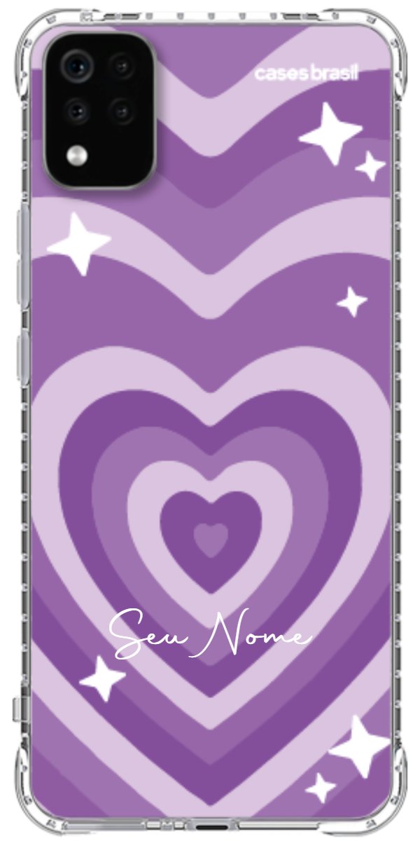 Capinha para Celular Amor Roxinho