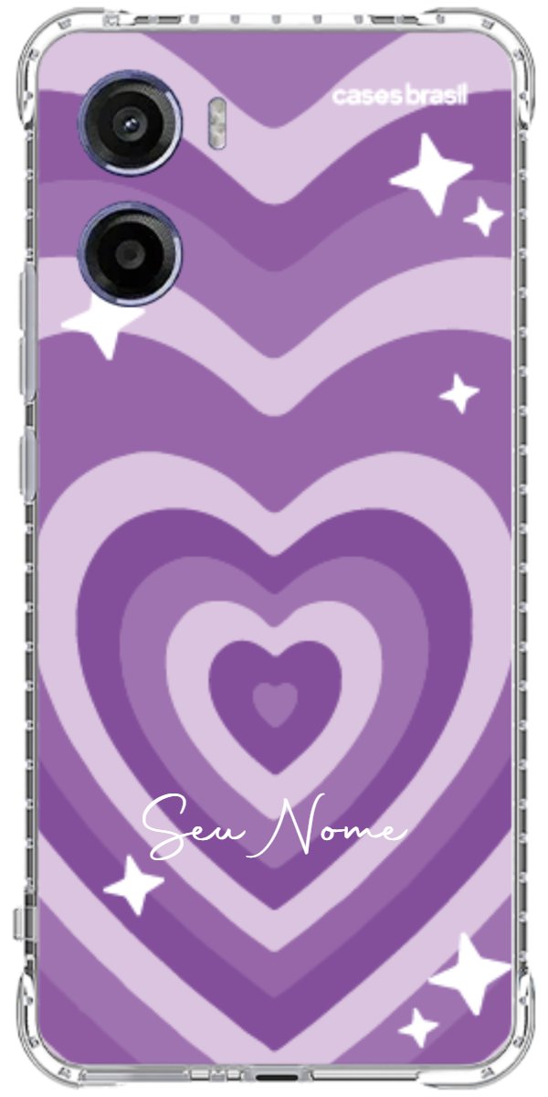 Capinha para Celular Amor Roxinho