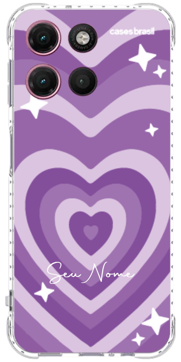 Capinha para Celular Amor Roxinho