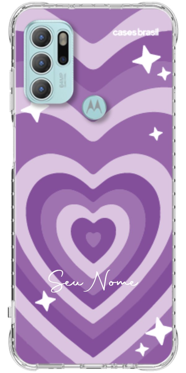Capinha para Celular Amor Roxinho