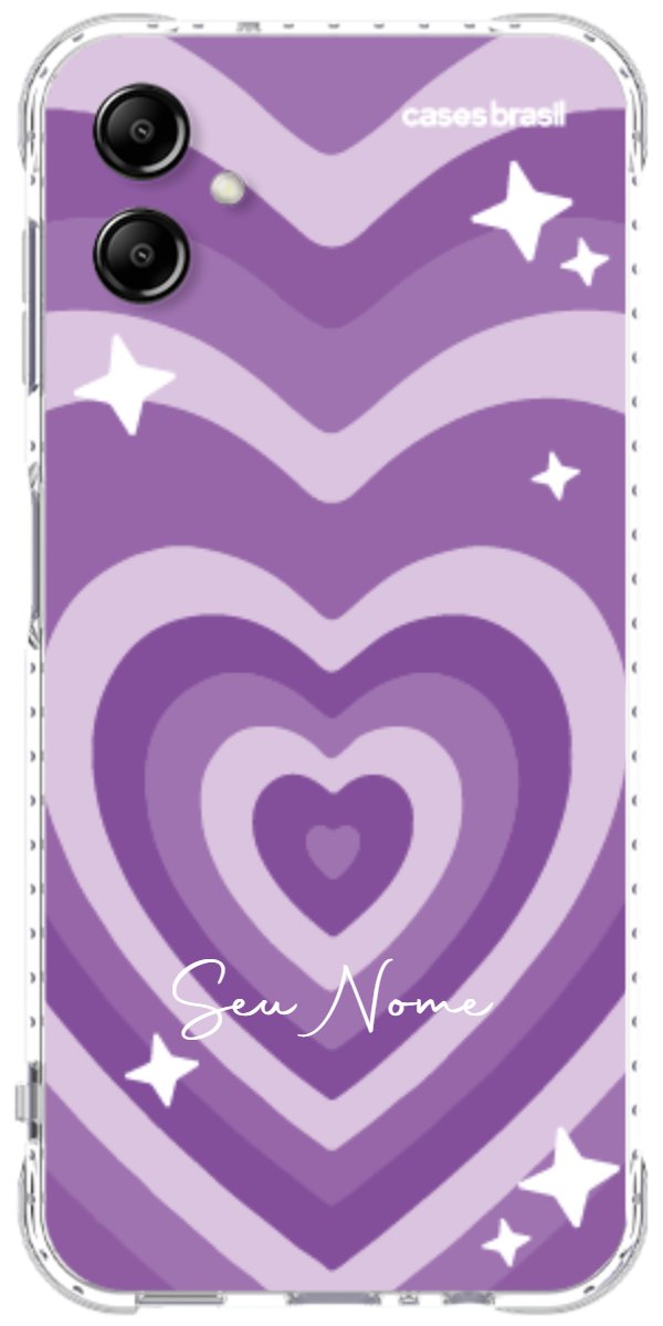 Capinha para Celular Amor Roxinho