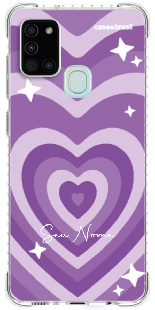 Capinha para Celular Amor Roxinho
