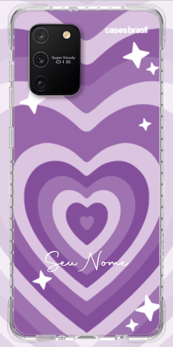 Capinha para Celular Amor Roxinho