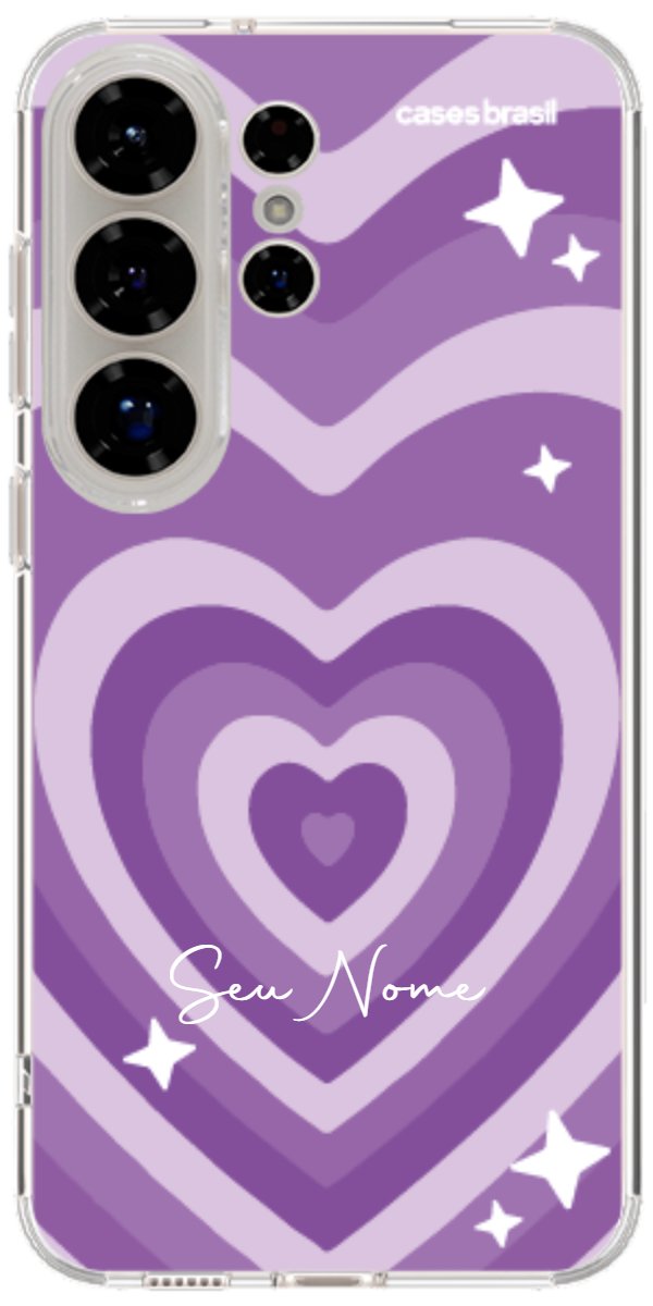 Capinha para Celular Amor Roxinho