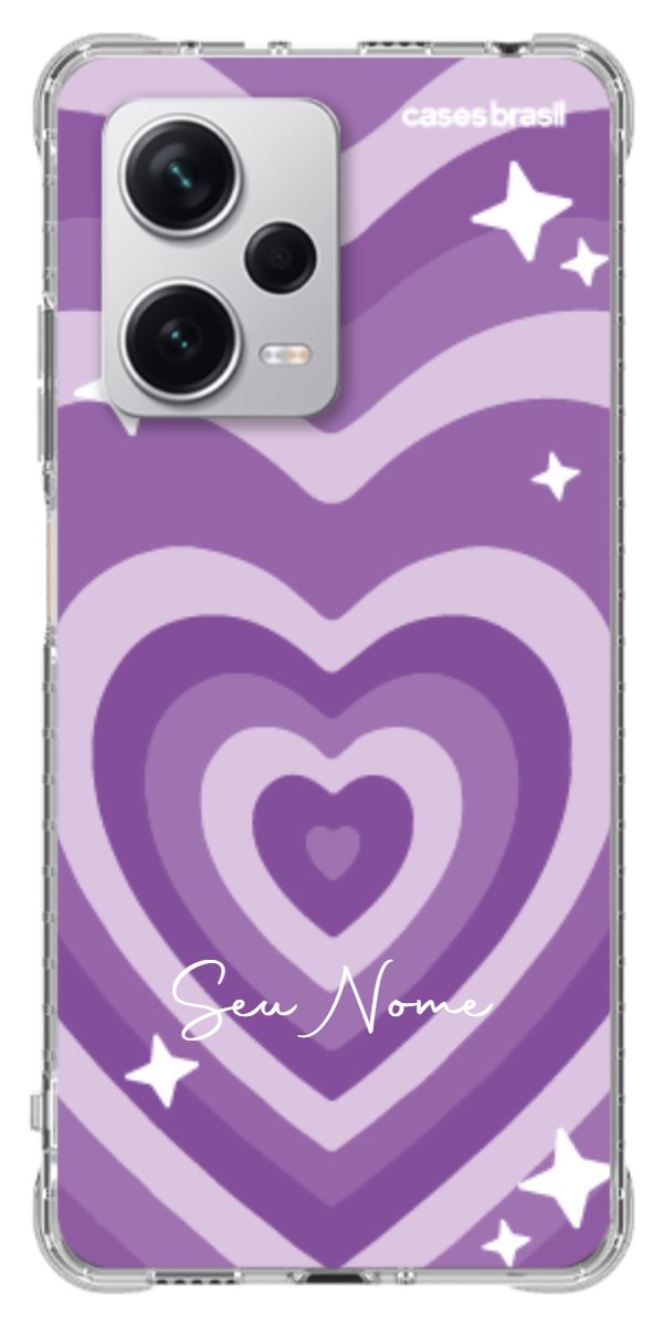 Capinha para Celular Amor Roxinho