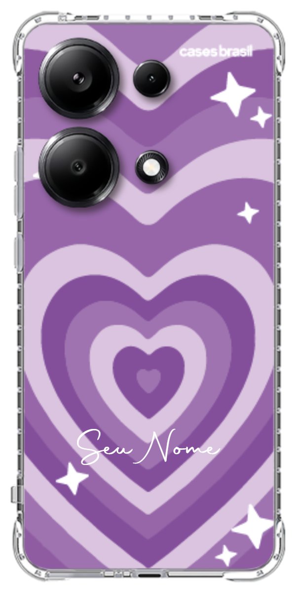 Capinha para Celular Amor Roxinho