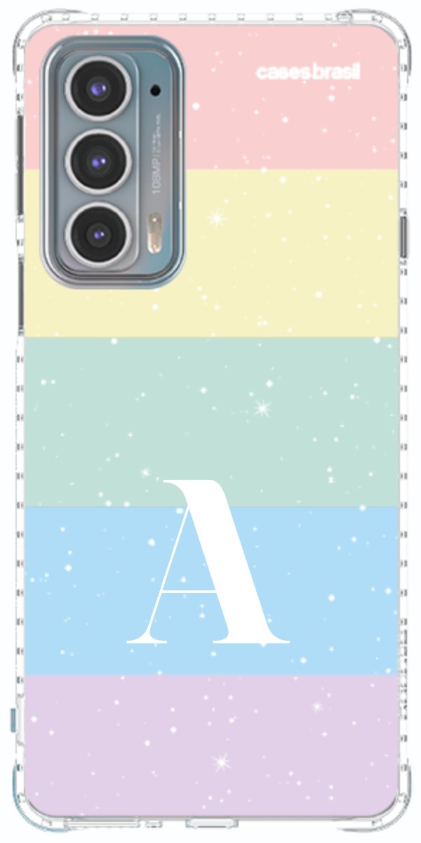 Capinha para Celular Arco-íris Estrelado