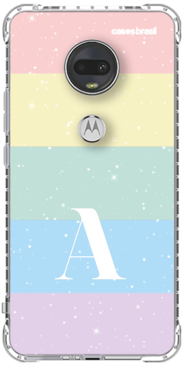 Capinha para Celular Arco-íris Estrelado
